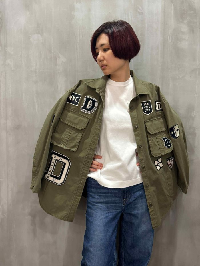 DOUBLE STANDARD CLOTHING(ダブルスタンダードクロージング)|ワッペンミリタリーブルゾン|0204-320-253