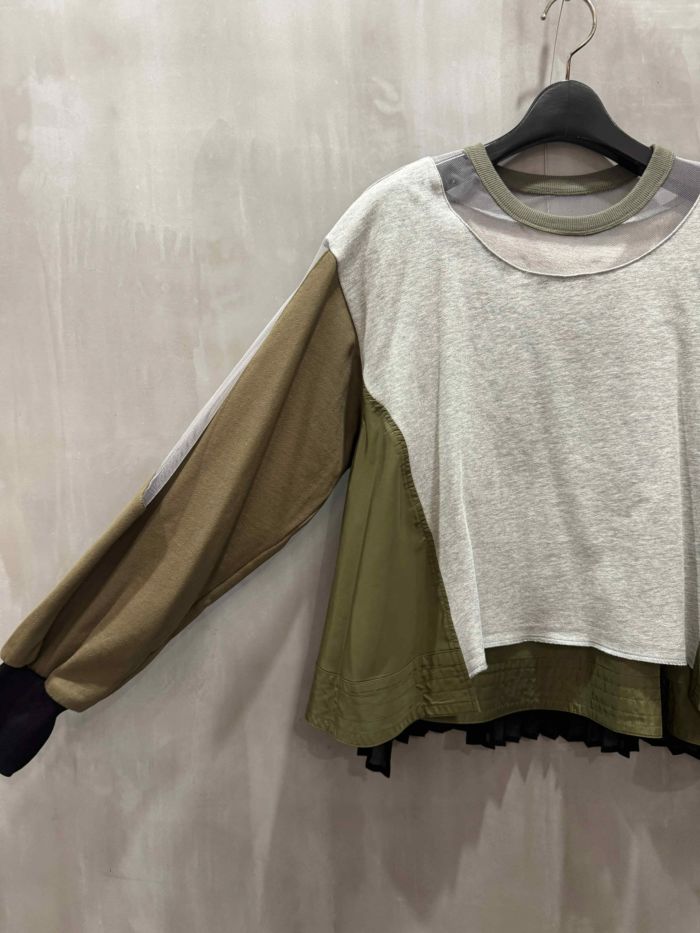 RISLEY（リズレー）｜Back pleated pullover｜R2503-BPP841