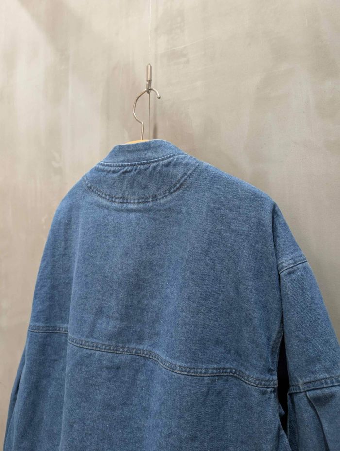 25SS 完売品 Lallia mu ラリアムー ノーカラーエンボスジャケット Lallia Mu ラリア・ムー ブルゾン 2512284 エンブロイダリー