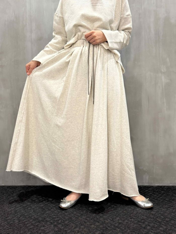 【残り1点】ayane(アヤン)|裏毛ロングスカート|855745