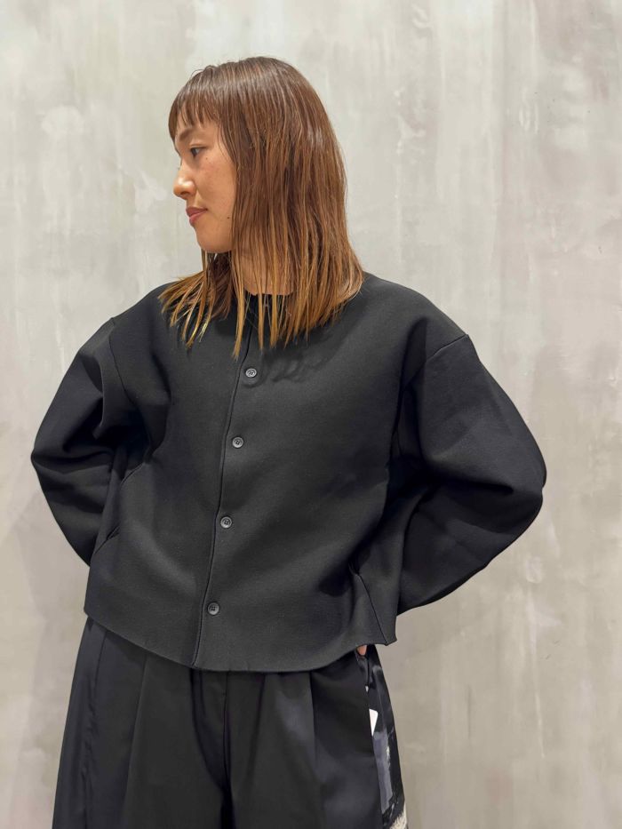 SIWALY fluid(シワリーフルイド)|Knit Short Jacket|525316