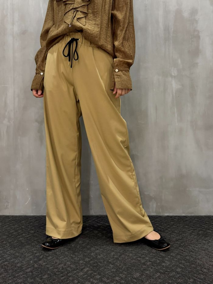 trois(トロワ)|ハイテンションストレッチ ワイドパンツ|T256-87021