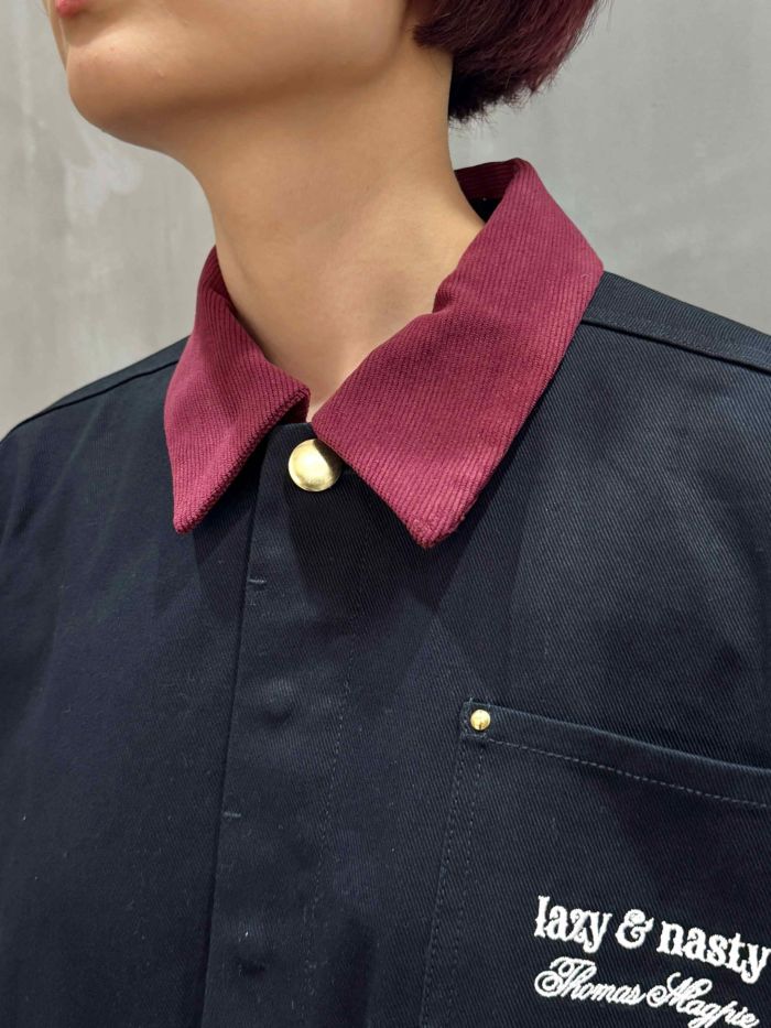 美品✨トーマスマグパイ ショートジャケット リネン 22SS THOMAS MAGPIE（トーマスマグパイ）｜Chino×Corduroy Jacket