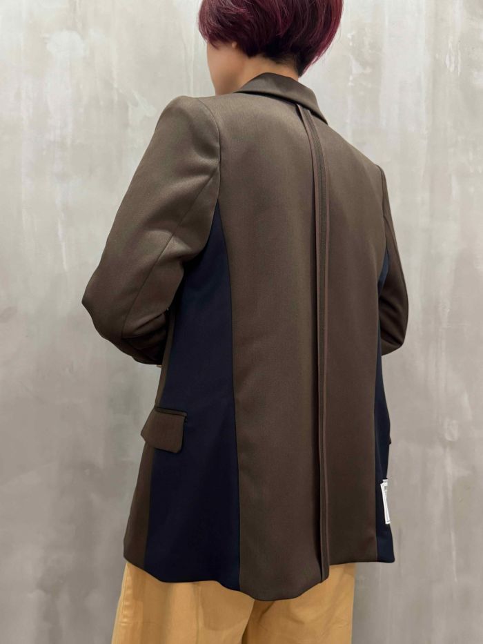 美品✨トーマスマグパイ ショートジャケット リネン 22SS THOMAS MAGPIE color block blouson【2241501】 | geep
