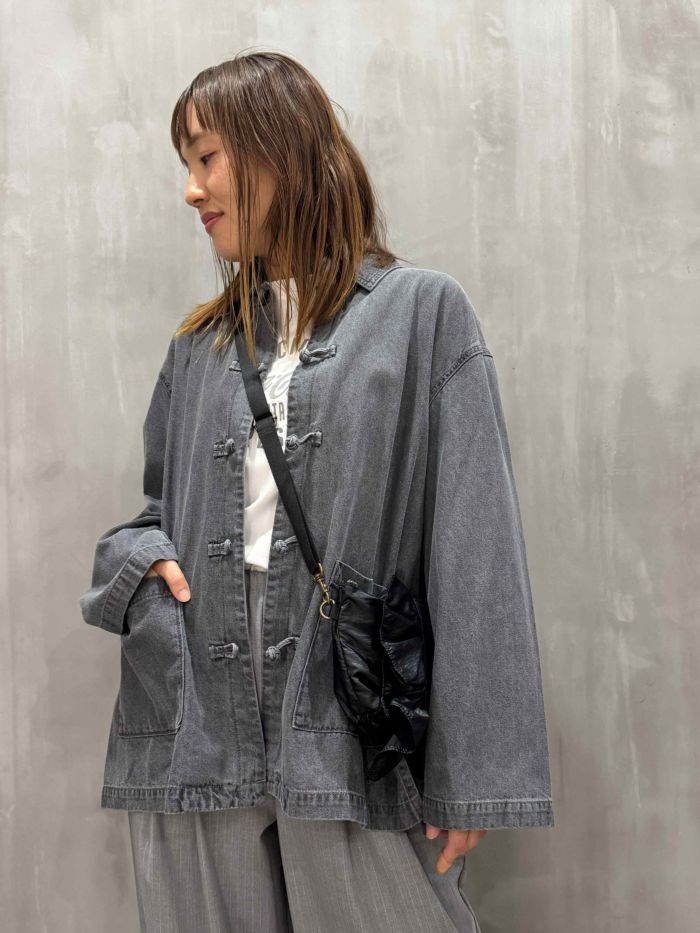 YENN(イェン)|DENIM CHINA SHIRT JK|Y253-42100