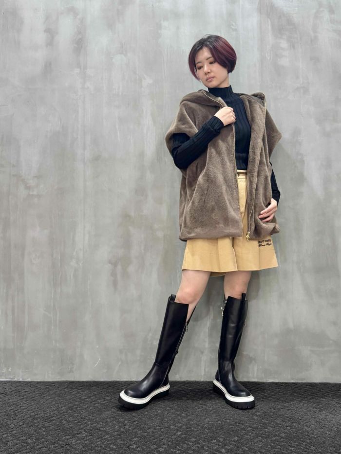 MARGAUX VINTAGE（マルゴーヴィンテージ）｜mink fur hoodie vest｜MG