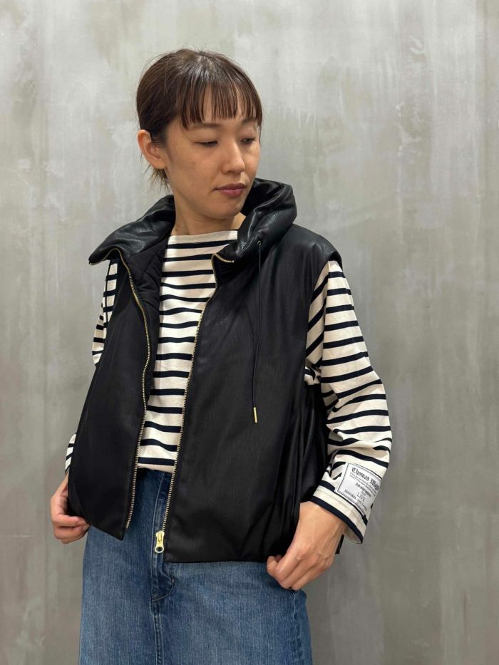 MARGAUX VINTAGE（マルゴーヴィンテージ）｜leather vest｜MG JK
