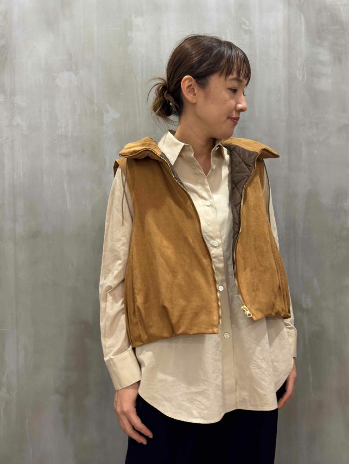 MARGAUX VINTAGE(マルゴーヴィンテージ)|suede vest|MG JK-25110-A