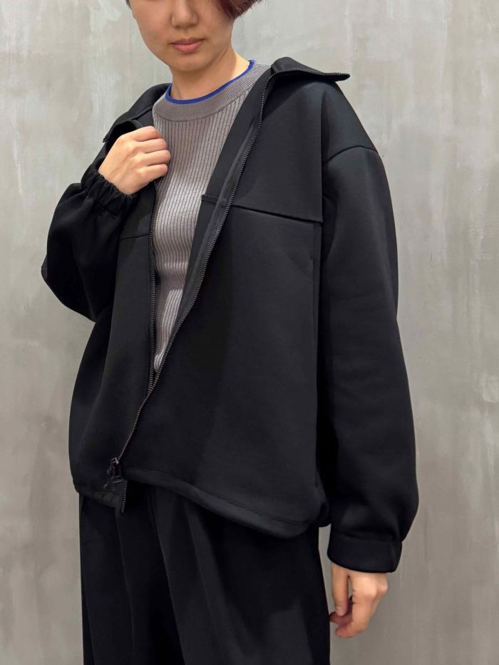FORFORMO(フォルフォルモ)|Stand Collar Jersey Blouson|725316