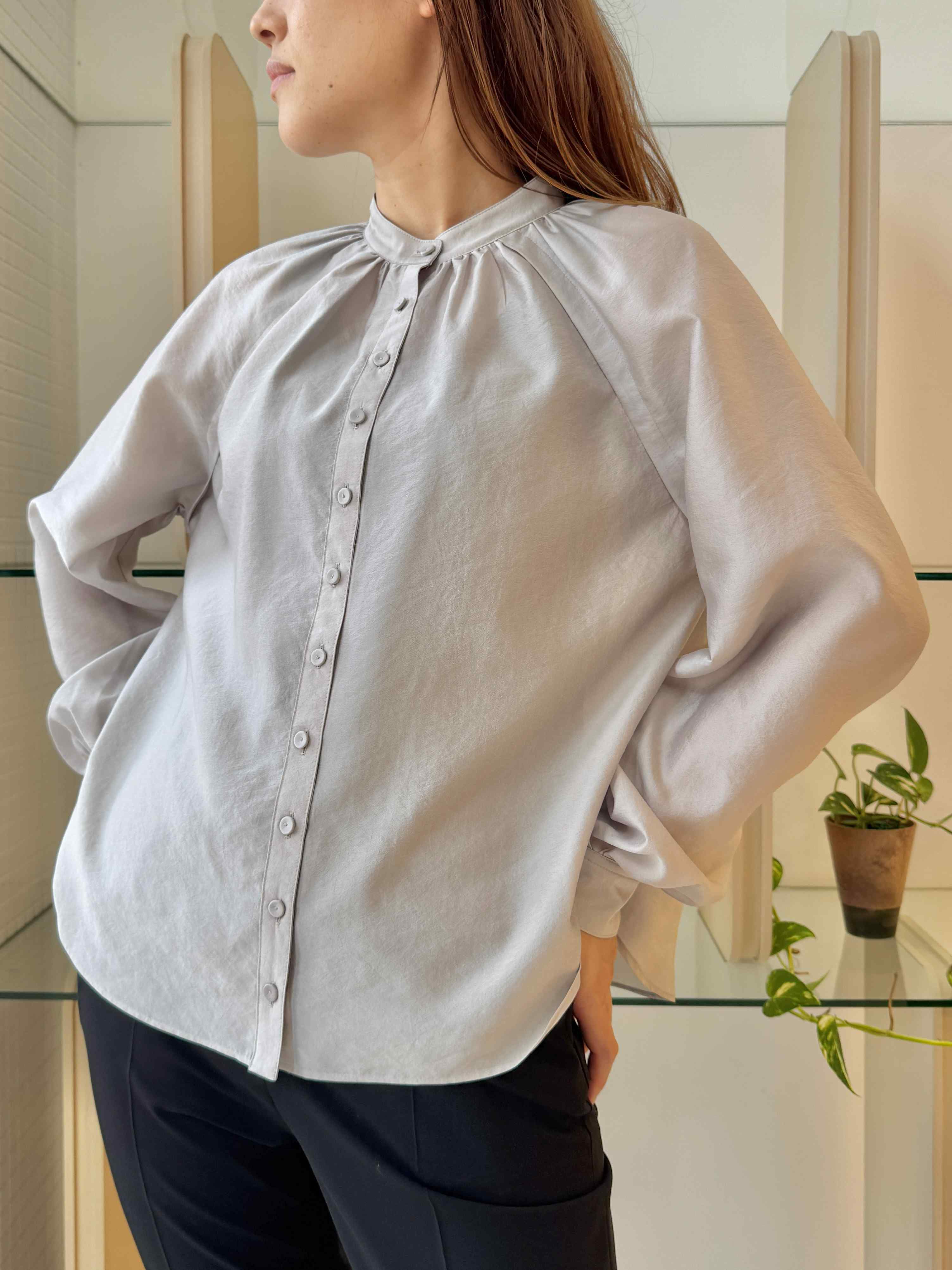 ビーティングハート　ノーカラー ブルゾン　ジャンバー　キャメルブラウン　美品 楽天市場】【スーパーセール50%OFF!!】 シアーラウンドネック