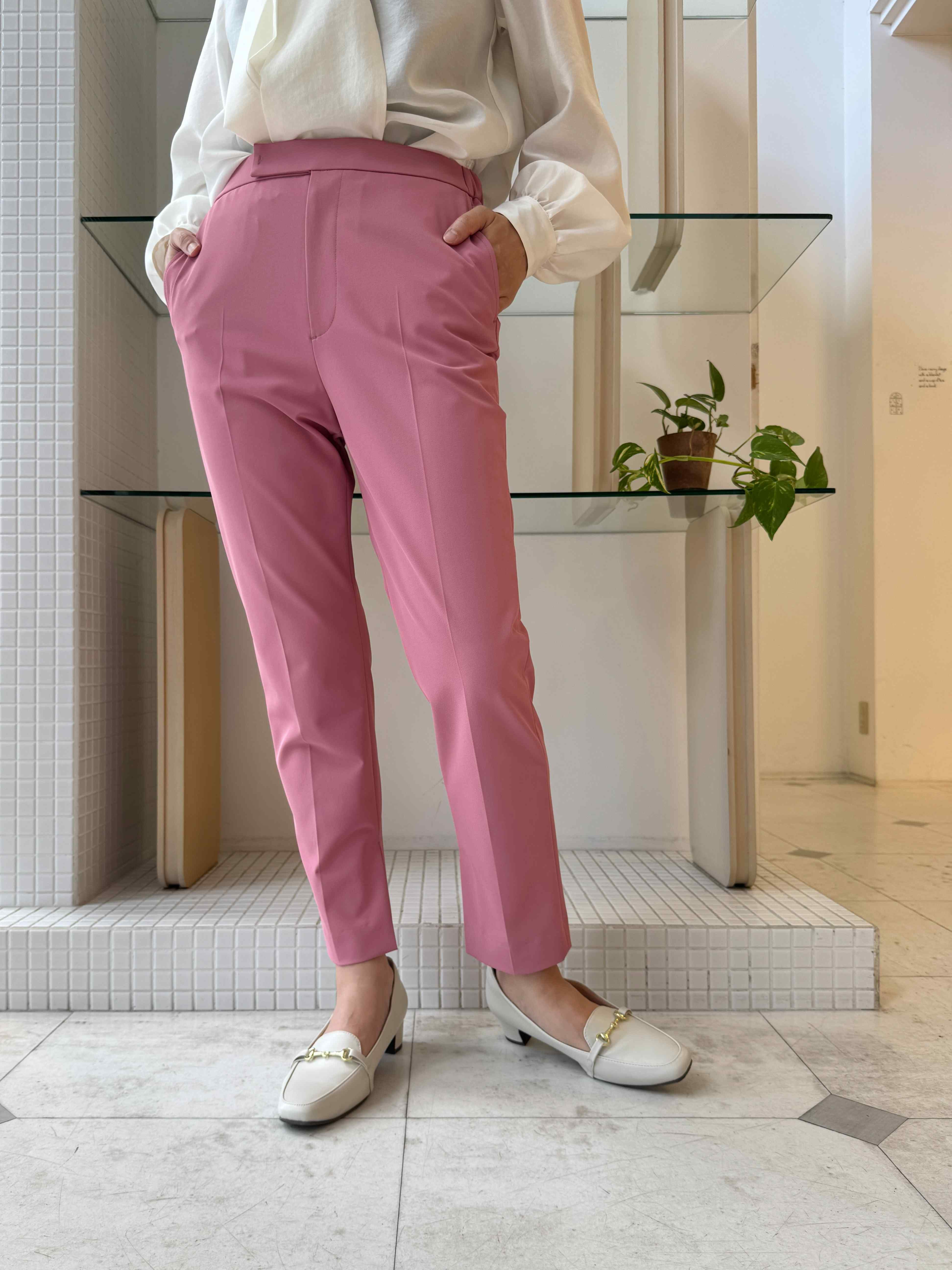 USU gallery トップス　スエット切り替えカットソー　美品 MIESROHE｜サテン切り替えカットソートップス | Rakuten Fashion