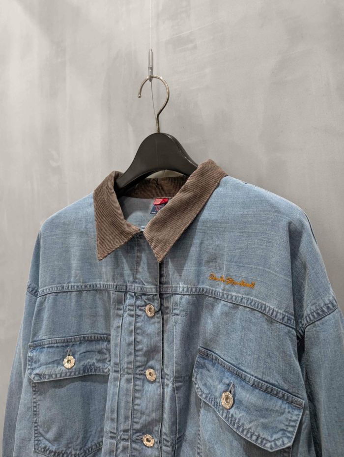 ダブスタ ☆ ファーデニム ジャケット 定価5万円 DOUBLE STANDARD CLOTHING(ダブルスタンダードクロージング