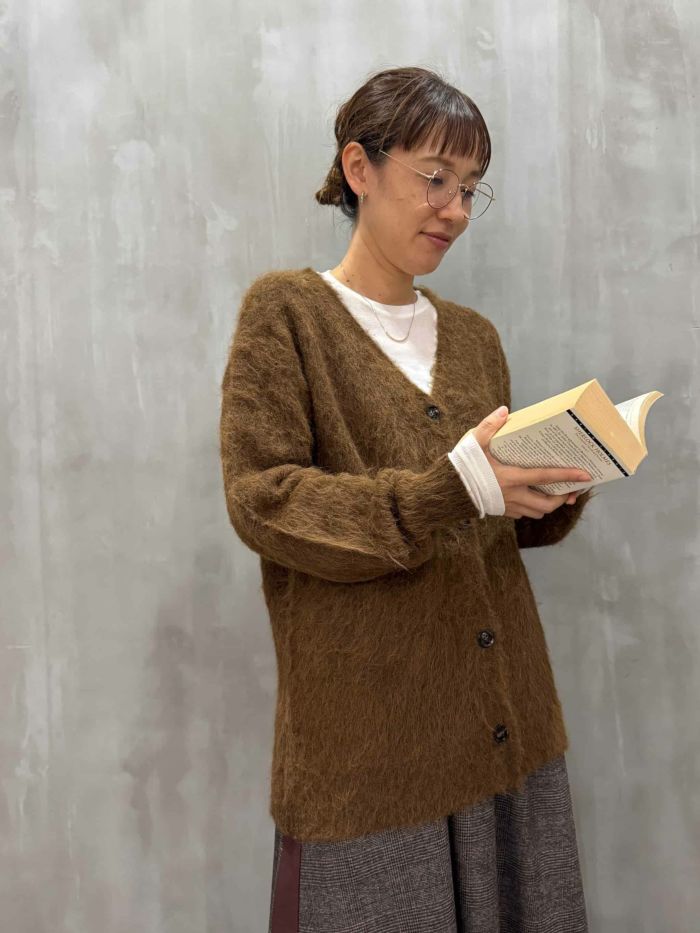 CYAN TOKYO(シアントーキョー)|ロングシャギーカーデ|504379