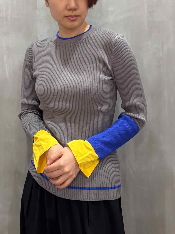 MARECHAL TERRE(マルシャルテル)|カラーリブニット|ZMT254KN316