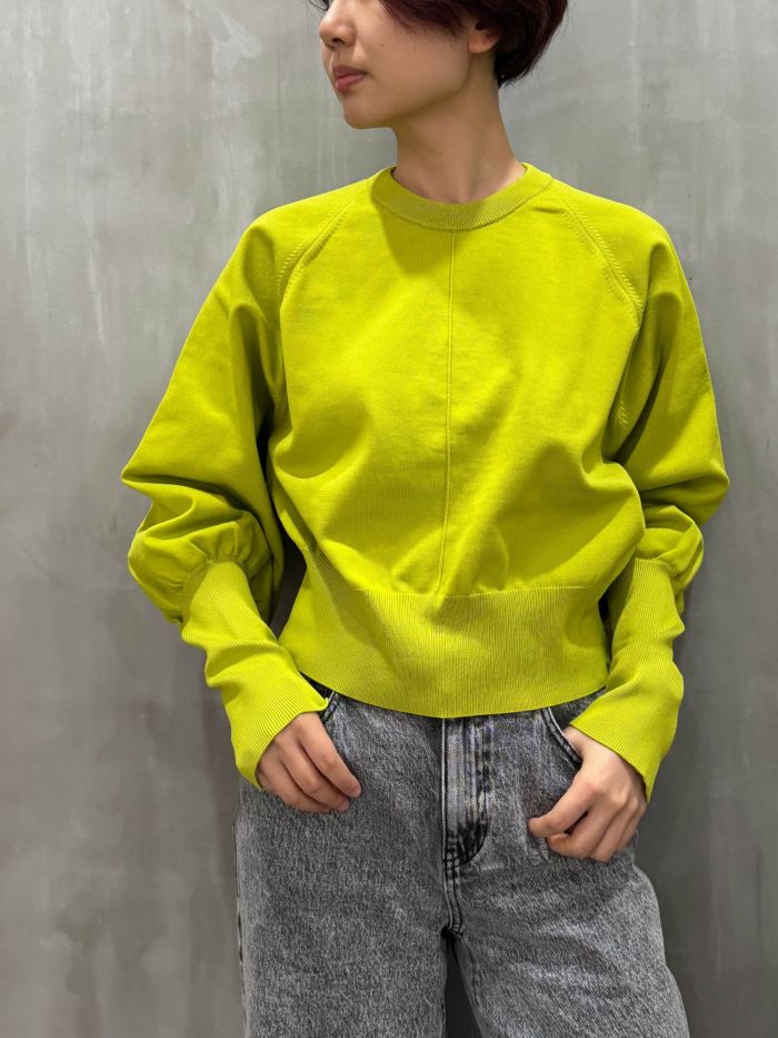 MAISON SPECIAL(メゾンスペシャル)|Crew Neck Color Short Knit Pullover|21252365202