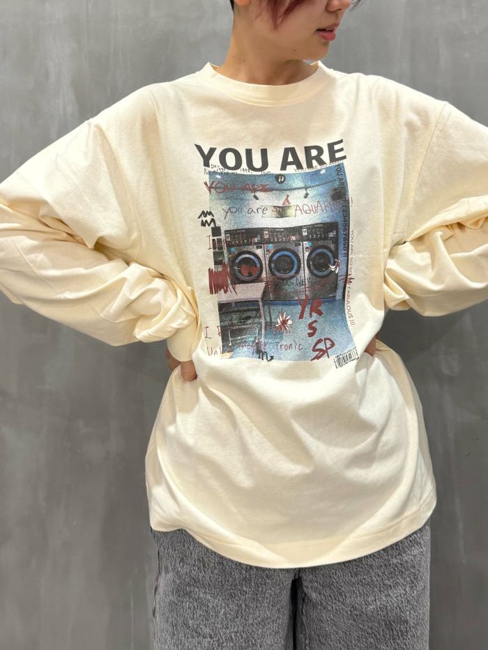 MAISON SPECIAL(メゾンスペシャル)|Laundry Photo Long Sleeve T-shirt|21252415309