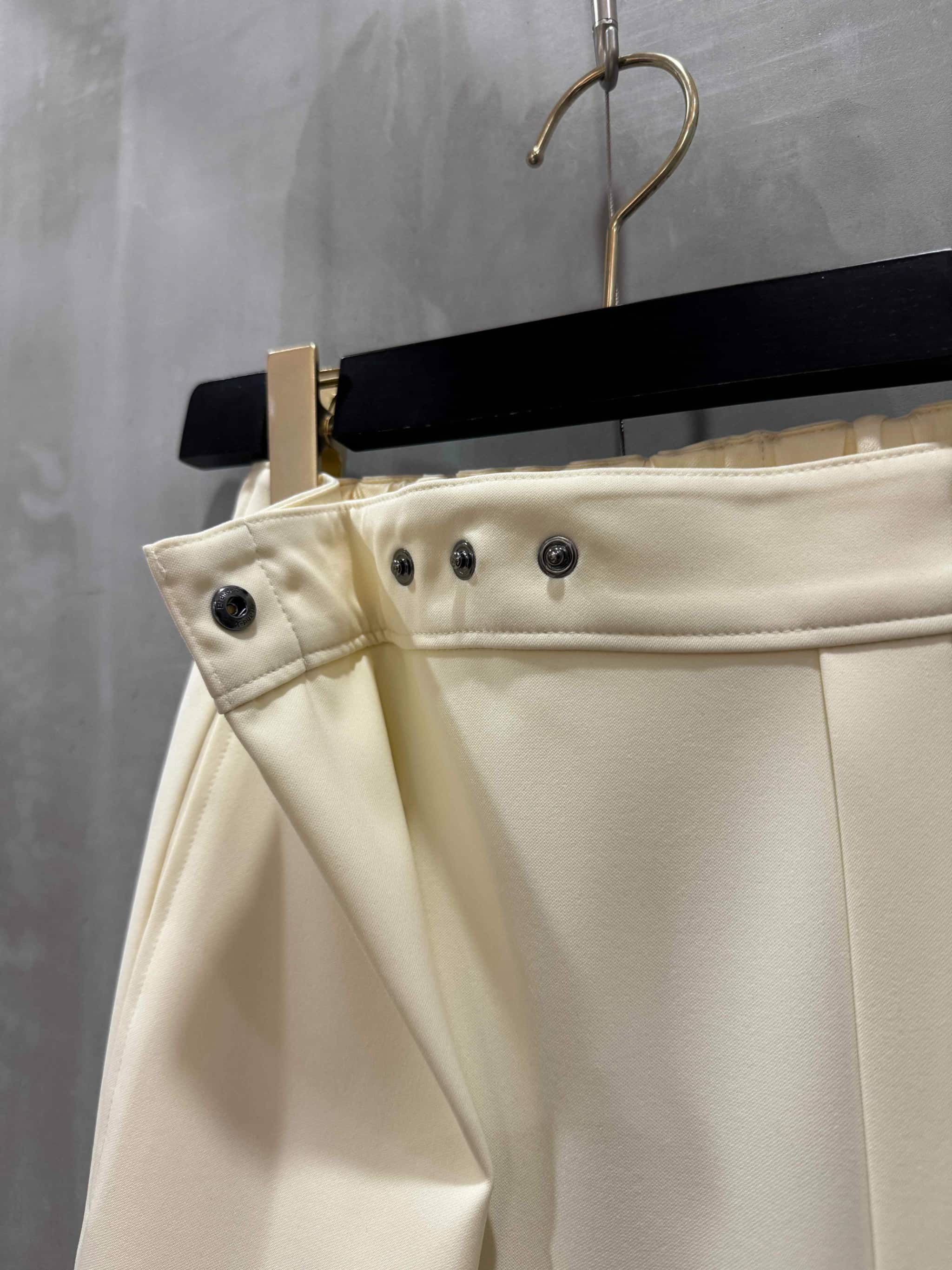 SIWALY シワリー　タック　ラップパンツ　ベージュ　日本製 Lajour パンツ 日本製タックワイドパンツ レディース : ZOZOTOWN