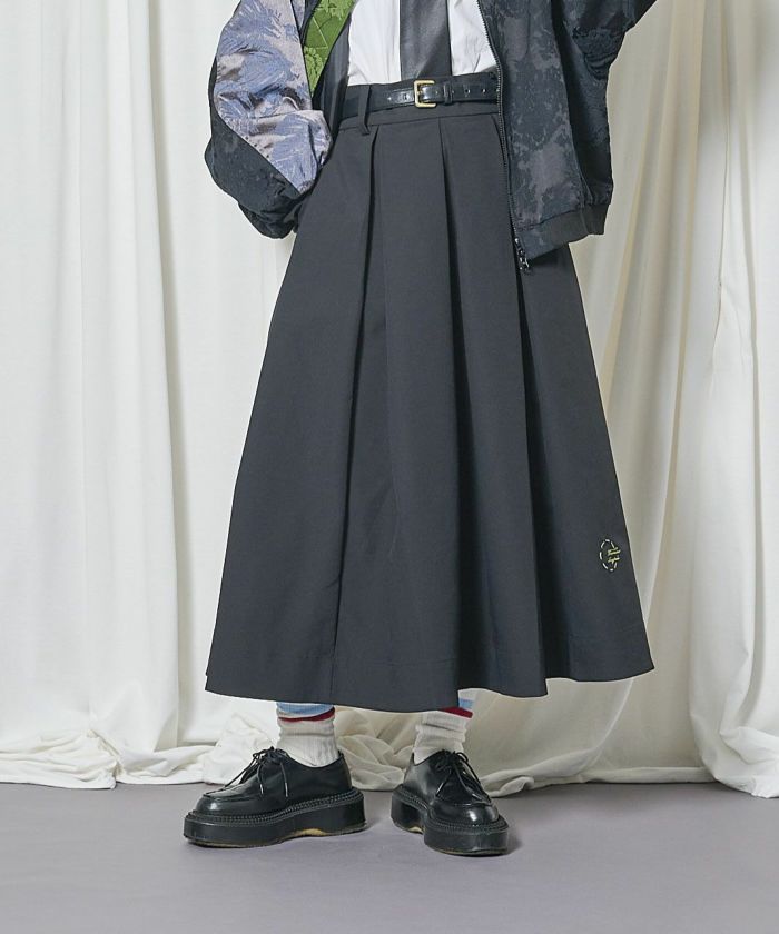 【2月入荷予定】THOMAS MAGPIE(トーマスマグパイ)|Pu Satin Skirt|2261602