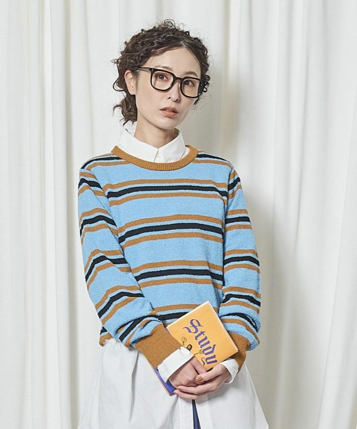 【2月入荷予定】THOMAS MAGPIE(トーマスマグパイ)|Summer Border Knit|2261711