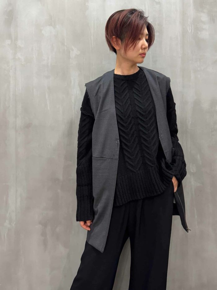 ANTHOM(アントム)|ウール100% リラックスベスト|A32545