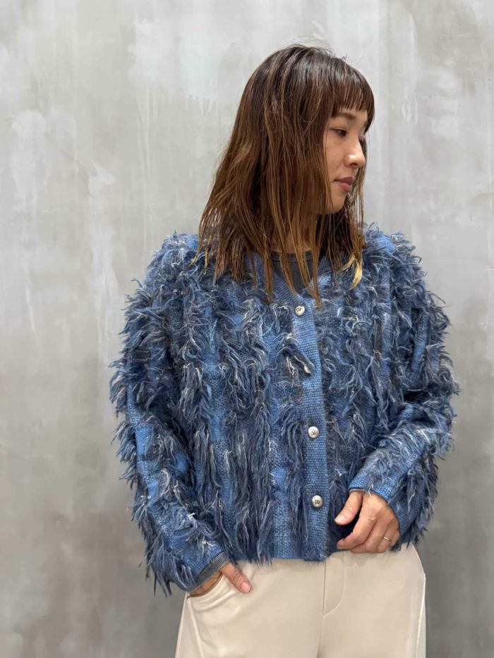 Lallia Mu(ラリア・ムー)|ジャガードニットカーディガン|2513456