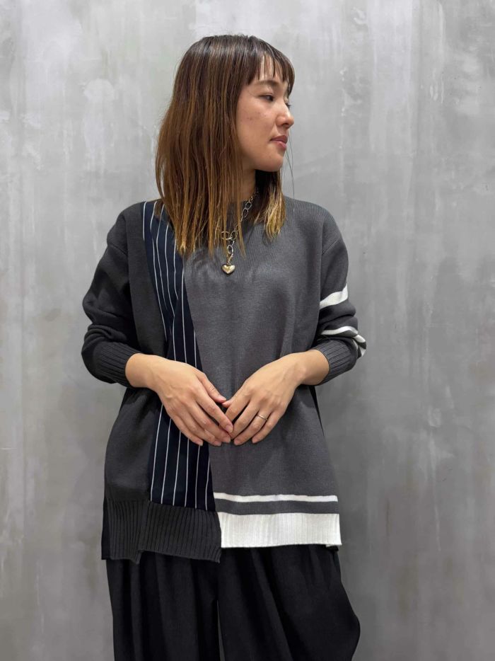 MARECHAL TERRE(マルシャルテル)|Switching Knit Pullover|ZMT254KN318