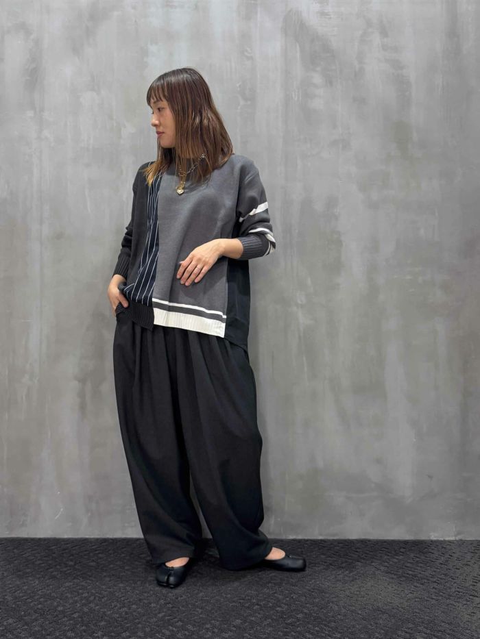 マルル MARECHAL TERRE（マルシャルテル）｜Switching Knit Pullover