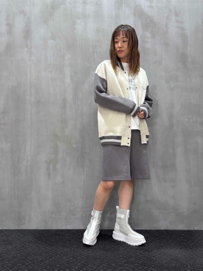 ★新品未使用★ayane 2024 FALL ボンディングハーフカーゴパンツ ayane】ボンディングハーフパンツ 855739 アヤン | red earth