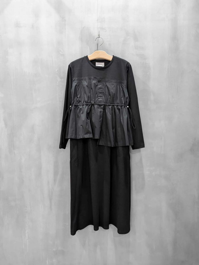 HERENCIA（ヘレンチア）｜Bustier-style Docking Cut Dress