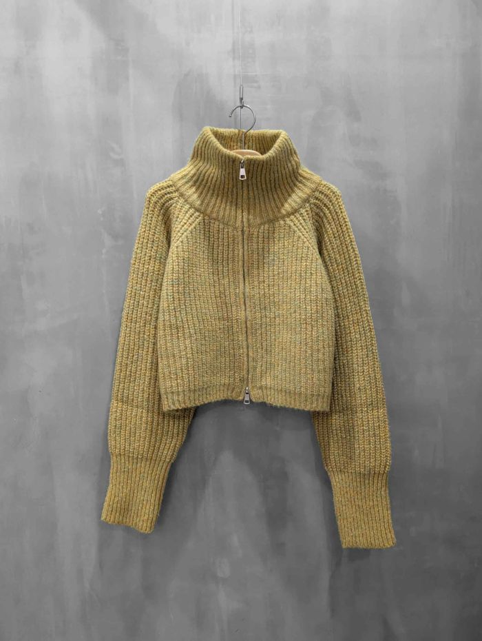 HERENCIA(ヘレンチア)|Chunky Zip-Up Knit Jacket|H625305
