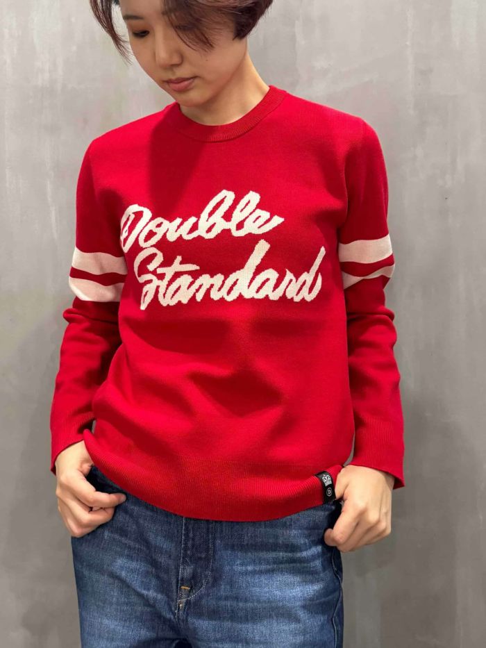 DOUBLE STANDARD CLOTHING(ダブルスタンダードクロージング)|ロゴニットプルオーバー|0209-010-254