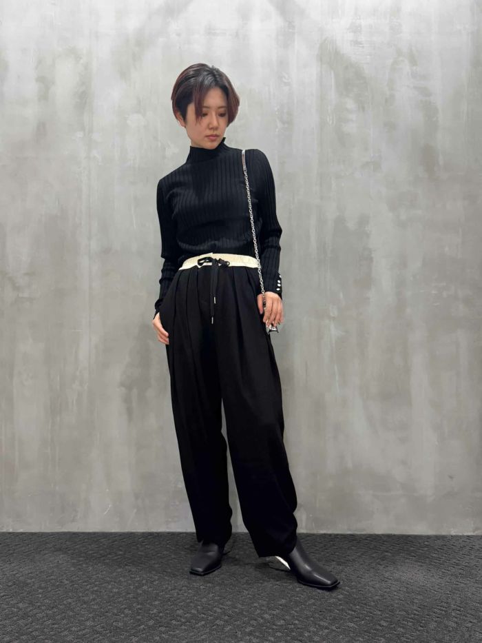 MARGAUX VINTAGE（マルゴーヴィンテージ）｜配色フラノタックパンツ