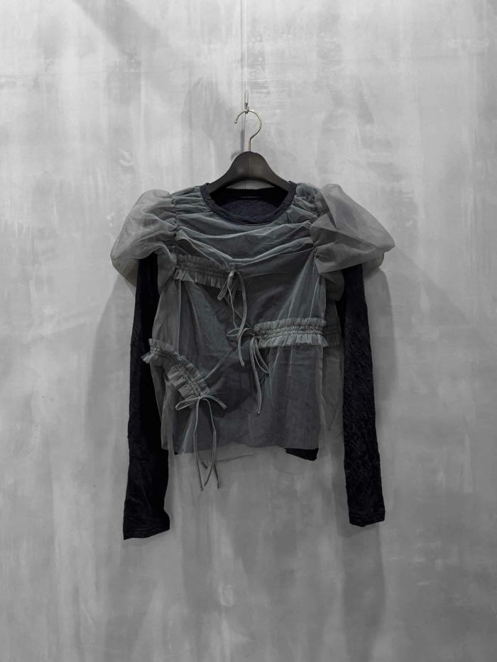 MAISON SPECIAL(メゾンスペシャル)|Shirring Mini Puff Sleeve Tops|21252315705