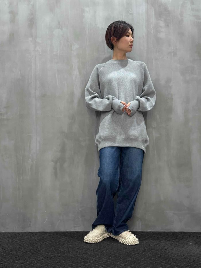 mimo9グレーXS M53.（エムゴーサン）｜NEW SWEAT KNIT｜MK-034 | MFG WEBSTORE