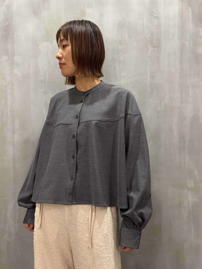 CYAN TOKYO(シアントーキョー)|ラウンドステッチサーキュラシャツ|507397