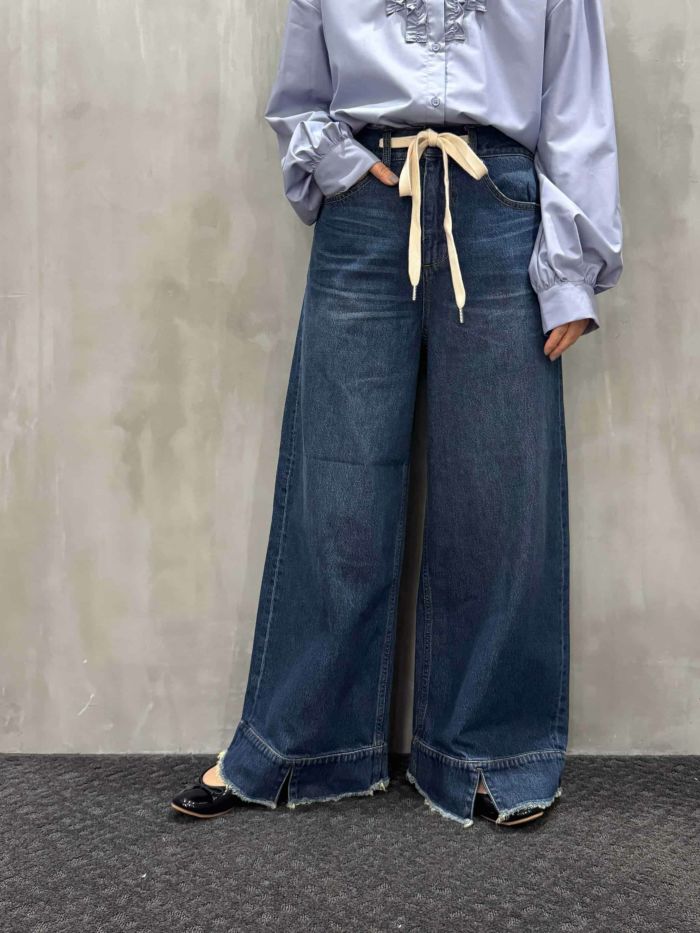 CYAN TOKYO(シアントーキョー)|スリットヘムビンテージバギー|507407