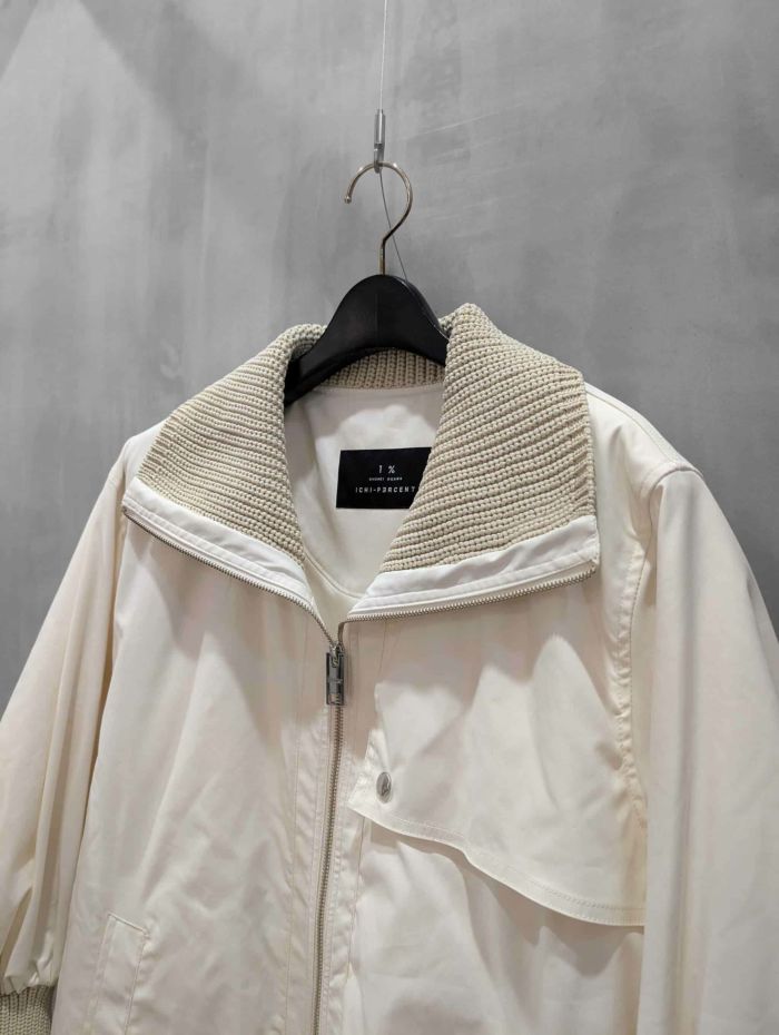 ICHIPERCENT ベージュ ロングコート　イチパーセントシュウヘイオガワ ICHIPERCENT ベージュ ロングコート イチパーセントシュウヘイオガワ