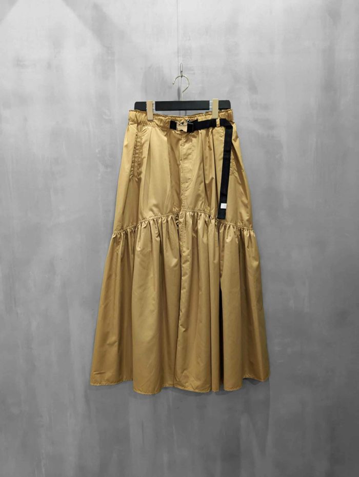 USU GALLERY(ユーエスユーギャラリー)|タフタギャザースカート|25W-MS-42