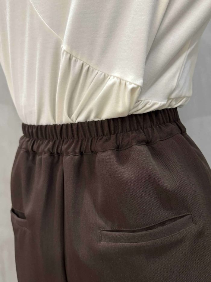 CYAN TOKYO（シアントーキョー）｜Wタックストレッチワイドパンツ