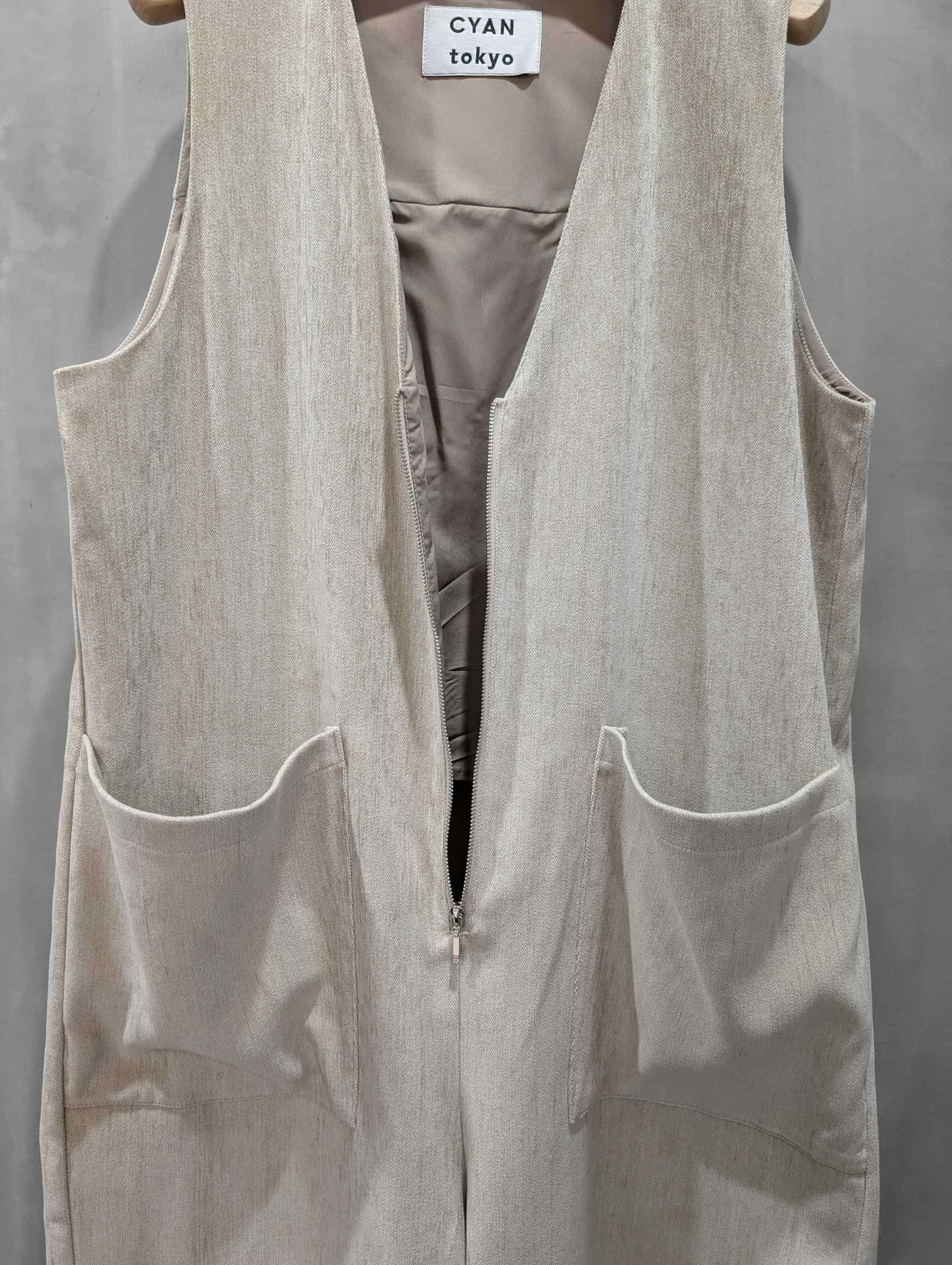 CYAN TOKYO（シアントーキョー）｜スラブモールビッグポケットサロペ