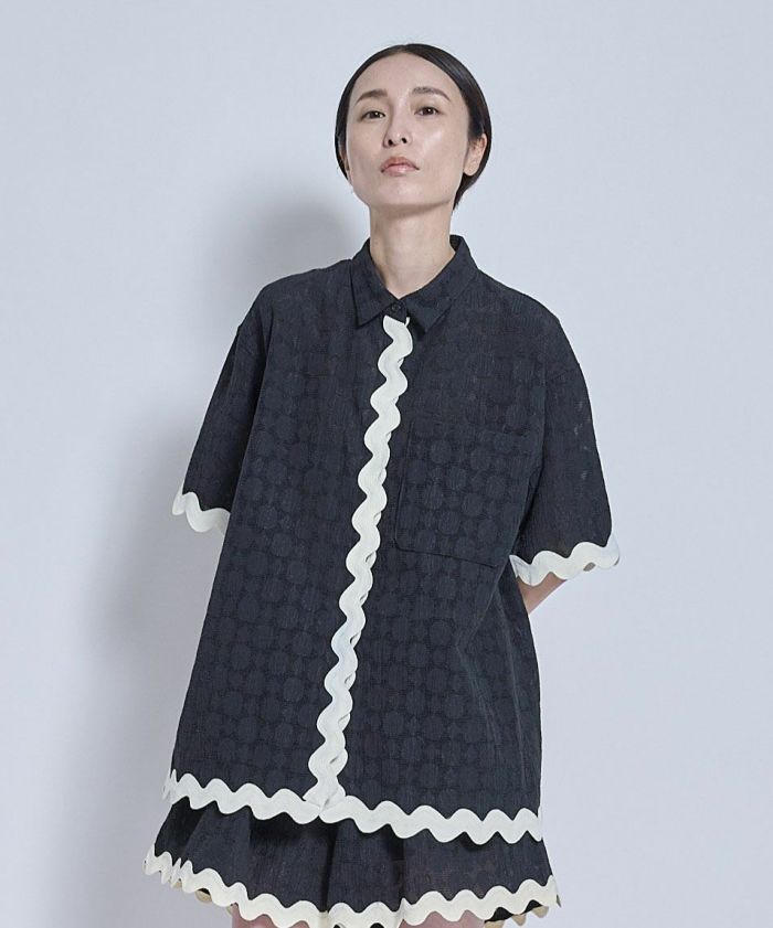 【4月入荷予定】THOMAS MAGPIE(トーマスマグパイ)|ウェーブシャツ|2262110