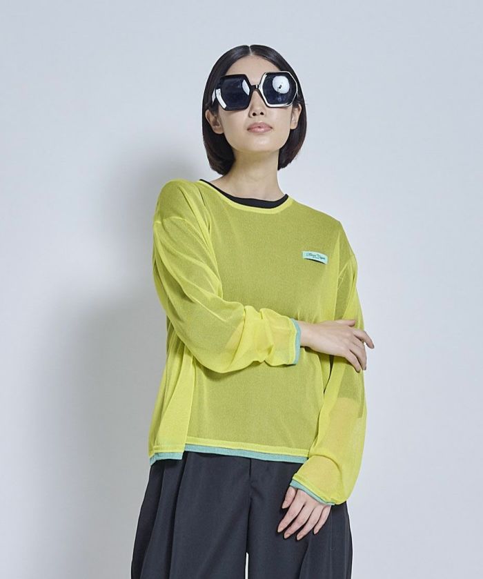 【4月入荷予定】THOMAS MAGPIE(トーマスマグパイ)|14GG Plainstitch Knit Pullover|2262751