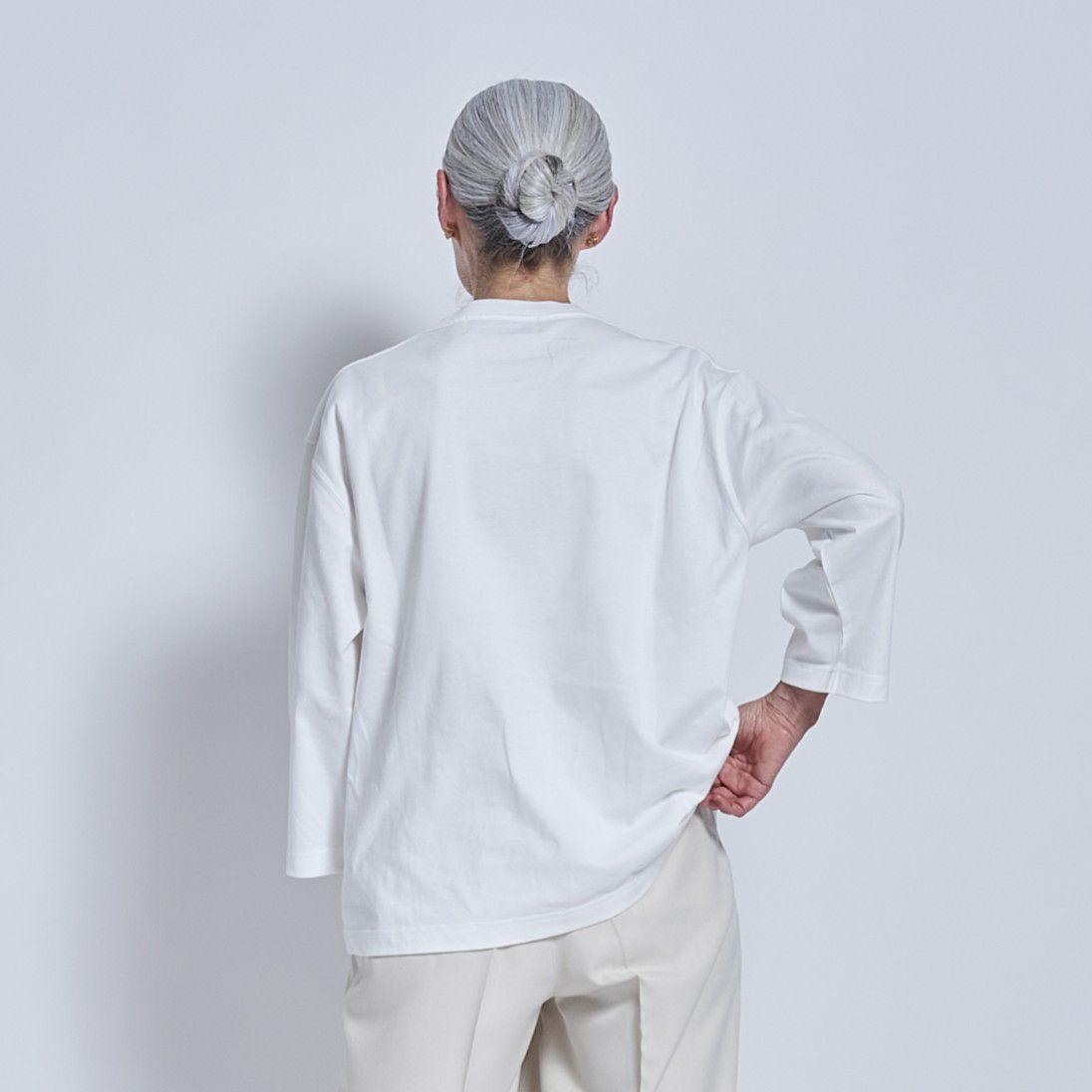 ♡トーマスマグパイ♡クラシックコットン ロングTシャツ ブラック