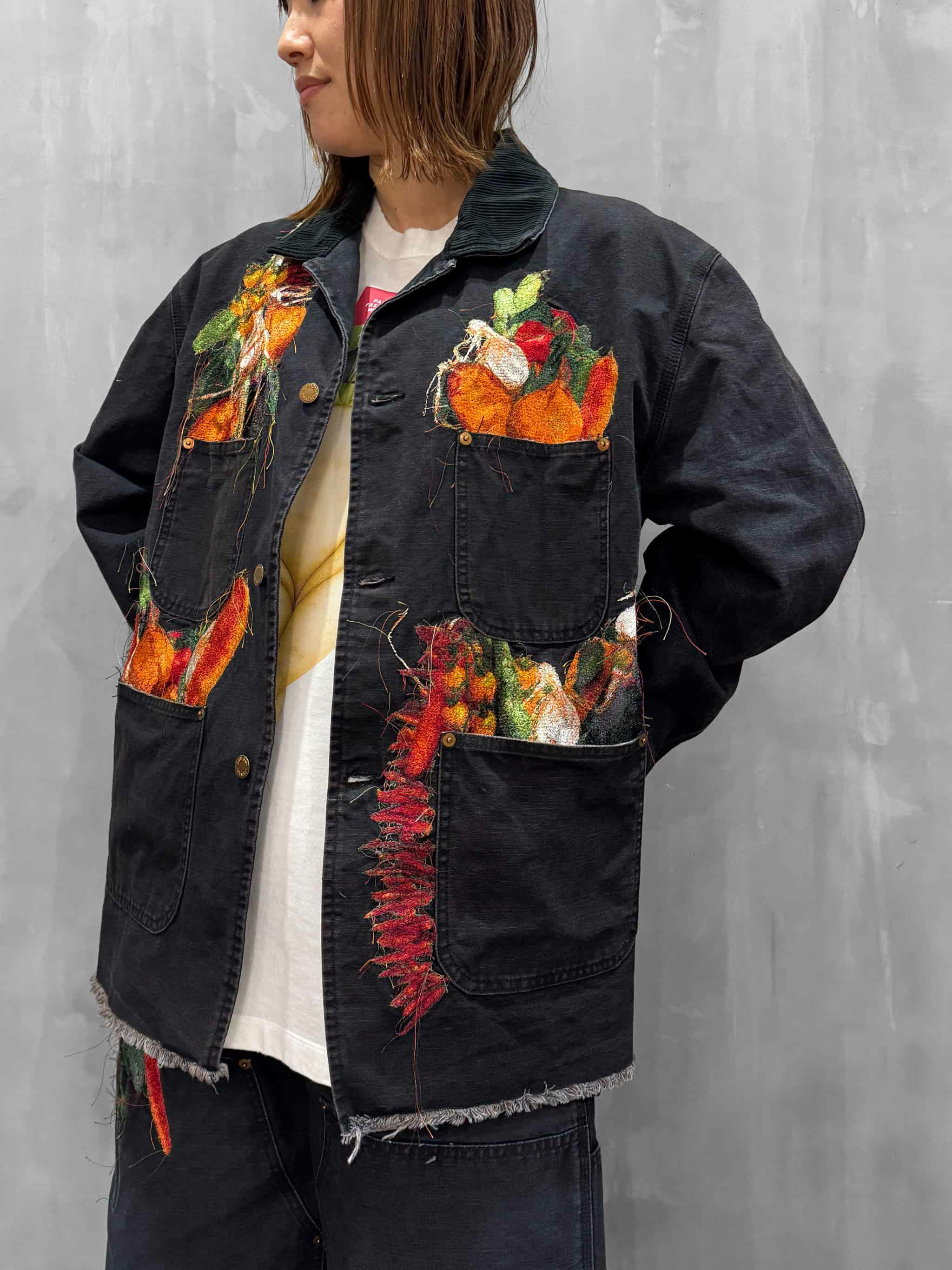 1点限り】doublet（ダブレット）｜VEGETABLE EMBROIDERY WORK JACKET