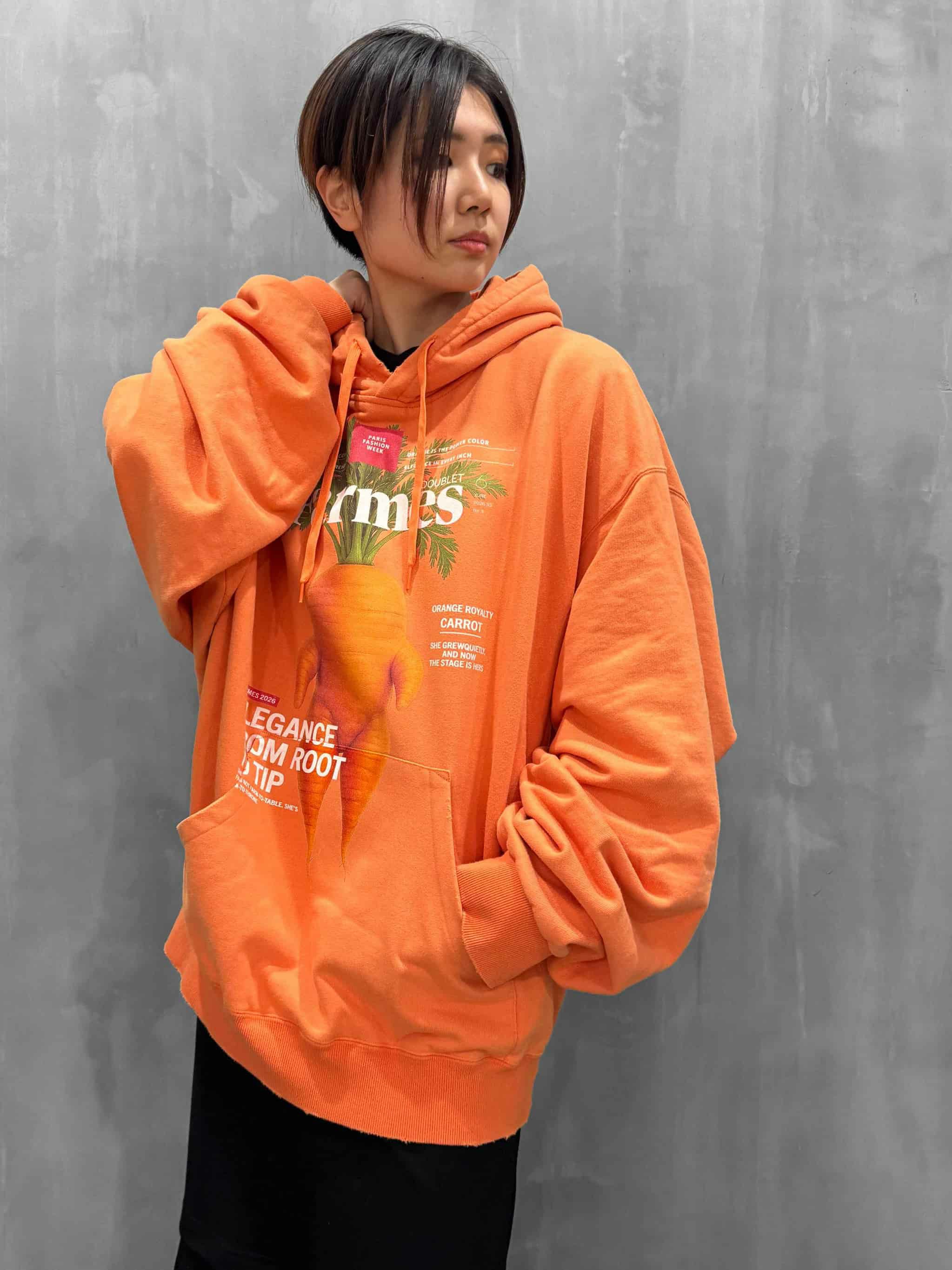 doublet（ダブレット）｜FARMERS MAGAZINE COVER HOODIE｜26SS35CS432