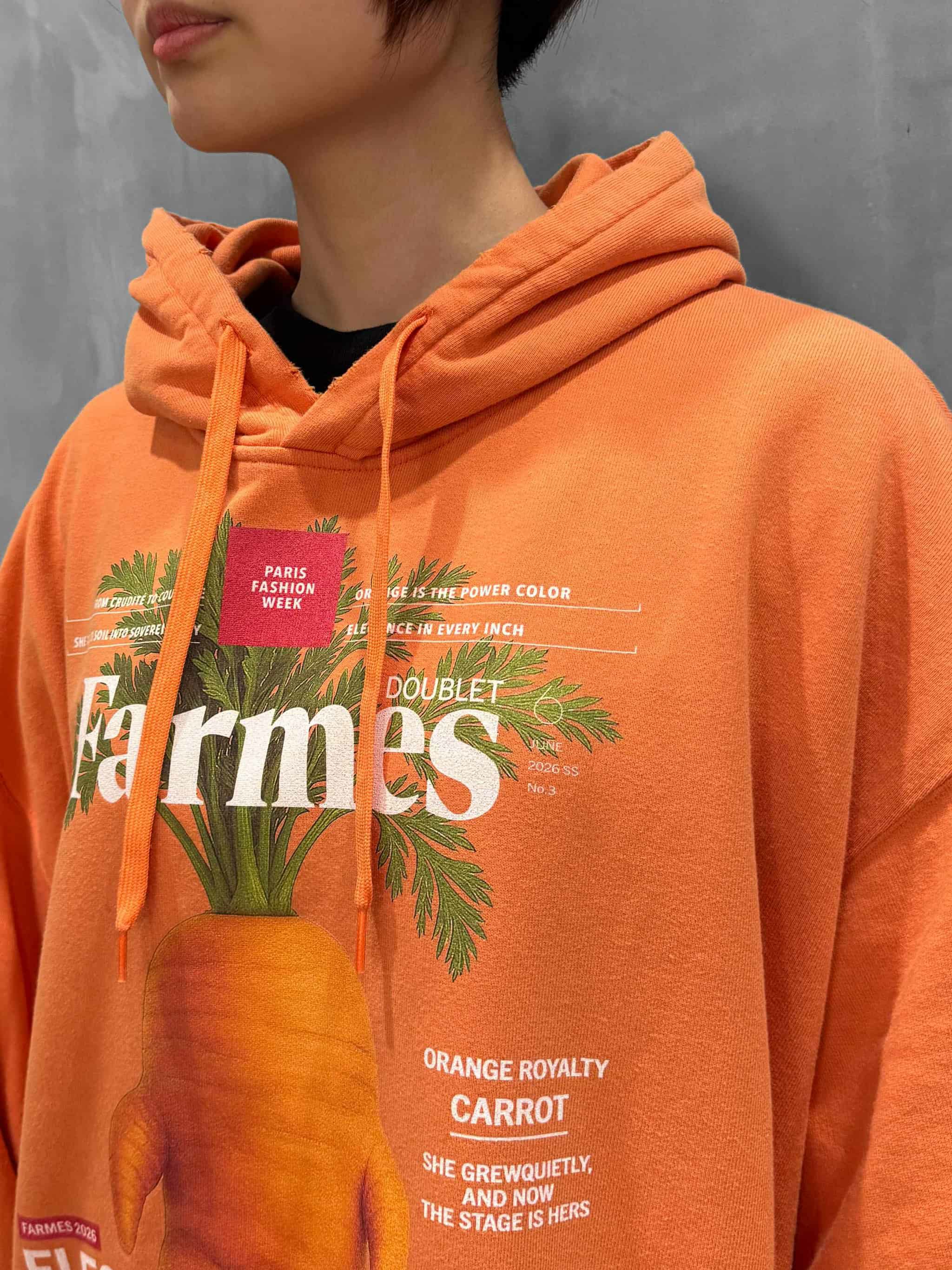 doublet（ダブレット）｜FARMERS MAGAZINE COVER HOODIE｜26SS35CS432