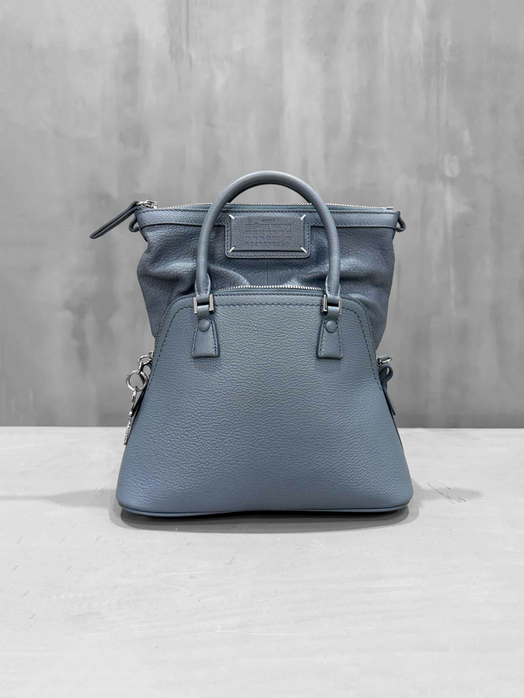 メゾンマルジェラ 5AC ブルーグレー 中古・古着通販】Maison Margiela (メゾンマルジェラ) 5AC MINI BAG