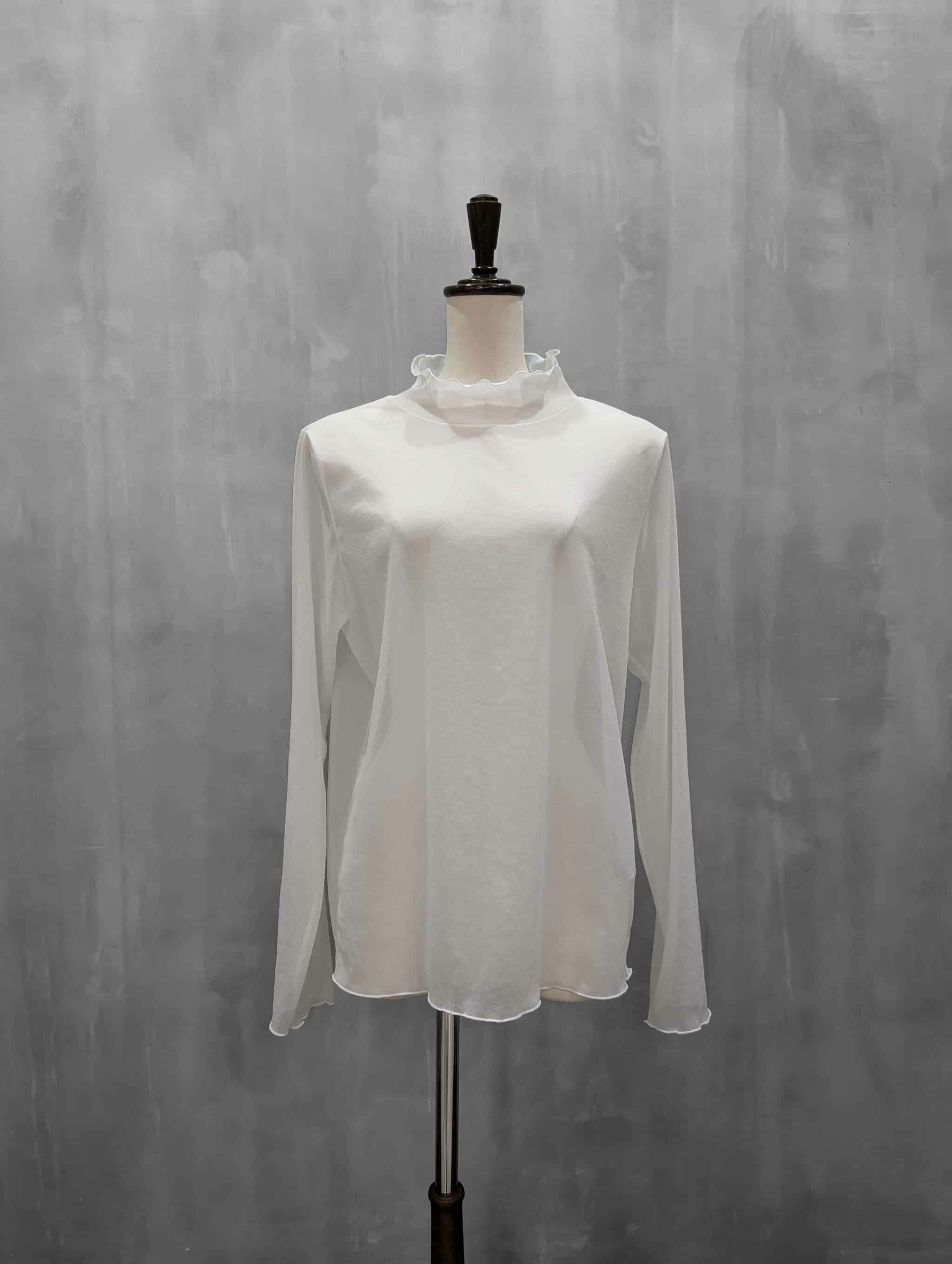 trois(トロワ)|トリコットシフォンシアーハイネック|T261-82004